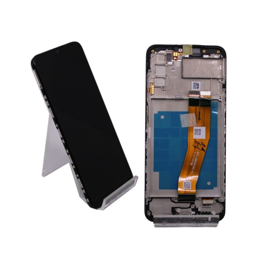 TOUCH+DISPLAY WITH FRAME SAMSUNG GALAXY A03S 2021/SM-A037F 6.5" YELLOW FLEX SERVICE PACK (EU CODE) BLACK TOUCH+DISPLAY WITH FRAME SAMSUNG GALAXY A03S 2021/SM-A037F 6.5" YELLOW FLEX SERVICE PACK (EU CODE) BLACK